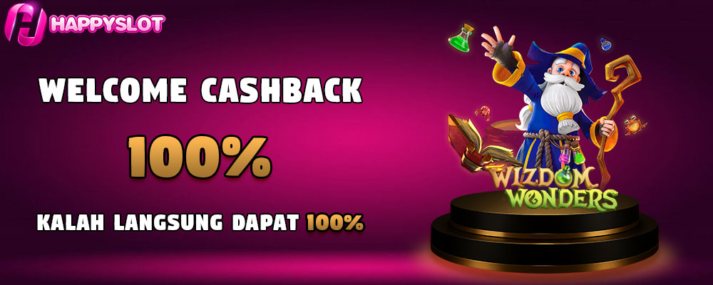 Welcome Cashback 100% TO x10 - Kalah langsung dapa